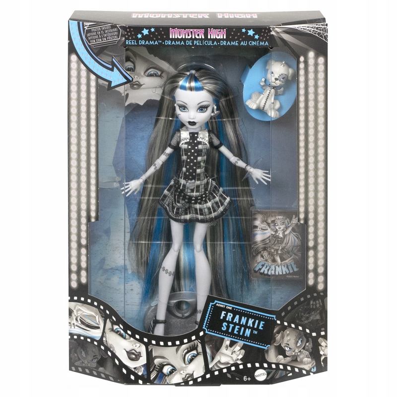 Mattel Monster High Bábika Frankie Stein Reel Drama 27 cm